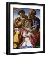 The Holy Family-Michelangelo Buonarroti-Framed Giclee Print