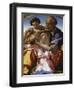 The Holy Family-Michelangelo Buonarroti-Framed Premium Giclee Print