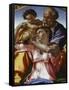 The Holy Family-Michelangelo Buonarroti-Framed Stretched Canvas