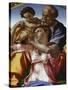 The Holy Family-Michelangelo Buonarroti-Stretched Canvas