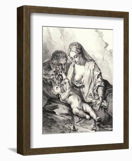 The Holy Family-Adriaan van der Werff-Framed Giclee Print