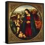 The Holy Family-Giovanni Antonio Bazzi-Framed Stretched Canvas