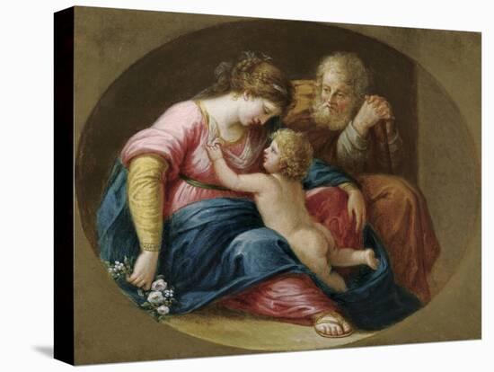 The Holy Family-Angelica Kauffmann-Stretched Canvas
