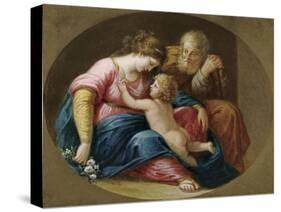 The Holy Family-Angelica Kauffmann-Stretched Canvas