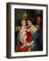 The Holy Famioy with Saint Anne-Peter Paul Rubens-Framed Giclee Print