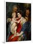The Holy Famioy with Saint Anne-Peter Paul Rubens-Framed Giclee Print