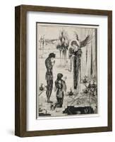 The Holy Grail is Achieved-Aubrey Beardsley-Framed Photographic Print