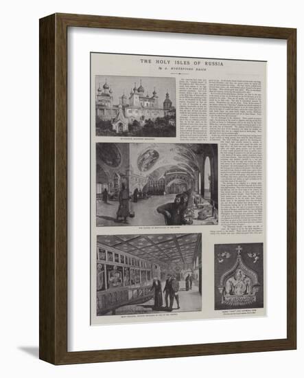 The Holy Isles of Russia-null-Framed Giclee Print