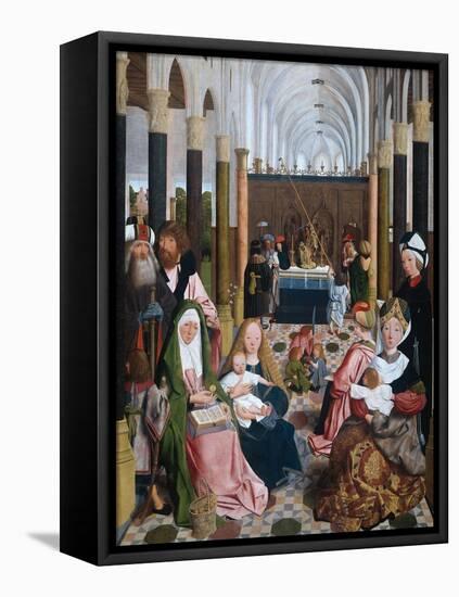 The Holy Kinship, 1493-Jans Geertgen tot Sint-Framed Stretched Canvas