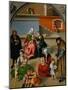 The Holy Kinship (With Self-Portrait of Cranach, Standing with Red Cap)-Lucas Cranach the Elder-Mounted Giclee Print