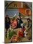 The Holy Kinship (With Self-Portrait of Cranach, Standing with Red Cap)-Lucas Cranach the Elder-Mounted Giclee Print