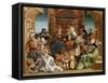 The Holy Kinship-Jörg Breu the Younger-Framed Stretched Canvas