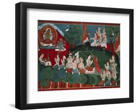 The Holy Krakutsanda Teaching Holy Law-null-Framed Giclee Print