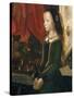 The Holy Margareta. Maria Magdalena with Maria Portinari and her daughter, 1476-78-Hugo van der Goes-Stretched Canvas