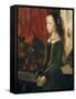 The Holy Margareta. Maria Magdalena with Maria Portinari and her daughter, 1476-78-Hugo van der Goes-Framed Stretched Canvas