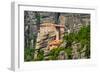 The Holy Monastery of Rousanou (St. Barbara) at Meteora, Trikala Region in Greece-mazzzur-Framed Photographic Print