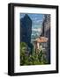 The Holy Monastery of Rousanou (St. Barbara) at Meteora, Trikala Region in Greece-mazzzur-Framed Photographic Print