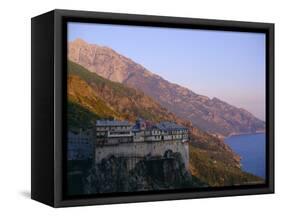 The Holy Mountain, Mount Athos, Unesco World Heritage Site, Greece, Europe-Oliviero Olivieri-Framed Stretched Canvas