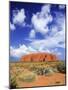 The Holy Mountain of Uluru, Ayers Rock, Uluru-Kata Tjuta National Park, Australia-Miva Stock-Mounted Photographic Print