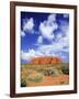 The Holy Mountain of Uluru, Ayers Rock, Uluru-Kata Tjuta National Park, Australia-Miva Stock-Framed Photographic Print