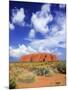 The Holy Mountain of Uluru, Ayers Rock, Uluru-Kata Tjuta National Park, Australia-Miva Stock-Mounted Photographic Print