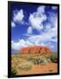 The Holy Mountain of Uluru, Ayers Rock, Uluru-Kata Tjuta National Park, Australia-Miva Stock-Framed Photographic Print