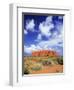 The Holy Mountain of Uluru, Ayers Rock, Uluru-Kata Tjuta National Park, Australia-Miva Stock-Framed Photographic Print