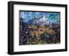 The Holy Mountain Victory Painting by Paul Cezanne (1839-1906) 1904 Moscow, Pushkin Museum - Mount-Paul Cezanne-Framed Giclee Print