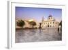 The Holy Orthodox Church of Panagia with the Colors White and Blue the Icons of Greece, Oia-Roberto Moiola-Framed Photographic Print