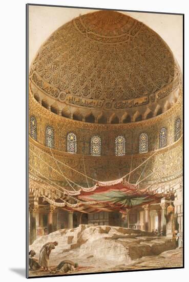 The Holy Rock, Summit of Mount Moriah, Jerusalem-Carl Haag-Mounted Giclee Print