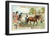 The Holy Roman Emperor Joseph II Ploughing-null-Framed Giclee Print