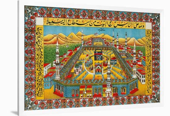 The Holy Sanctuary at Mecca-null-Framed Giclee Print