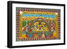 The Holy Sanctuary at Mecca-null-Framed Premium Giclee Print