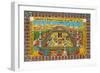 The Holy Sanctuary at Mecca-null-Framed Premium Giclee Print