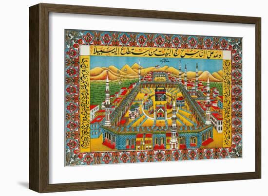 The Holy Sanctuary at Mecca-null-Framed Giclee Print