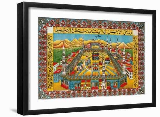 The Holy Sanctuary at Mecca-null-Framed Giclee Print