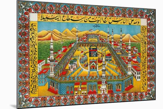 The Holy Sanctuary at Mecca-null-Mounted Giclee Print