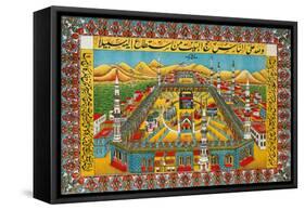 The Holy Sanctuary at Mecca-null-Framed Stretched Canvas
