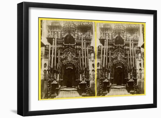 The Holy Sepulchre, Jerusalem, Palestine, 1900s-null-Framed Giclee Print