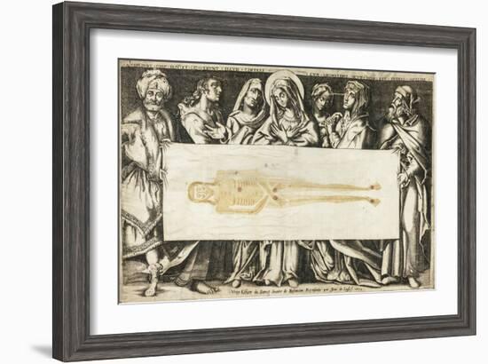 The Holy Shroud of Besançon, 1634-Jean de Loisy-Framed Giclee Print