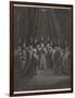 The Holy Spirit Descends on the Apostles and Their Associates with the Gift of Tongues-Gustave Dor?-Framed Photographic Print