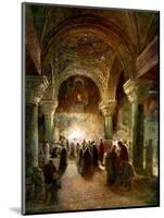 The Holy Spirit watches over a congregation -Bible-William Brassey Hole-Mounted Giclee Print