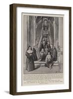 The Holy Staircase at the Church of St John the Lateran, Rome-null-Framed Giclee Print