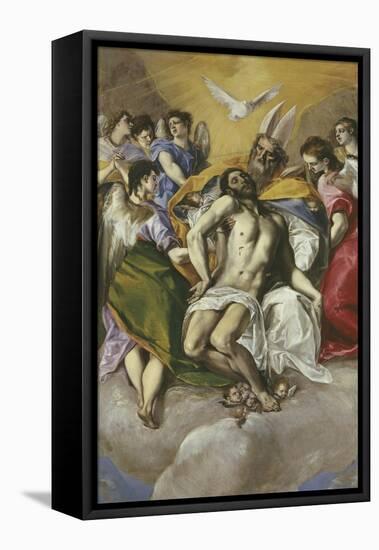 The Holy Trinity, 1579-El Greco-Framed Stretched Canvas