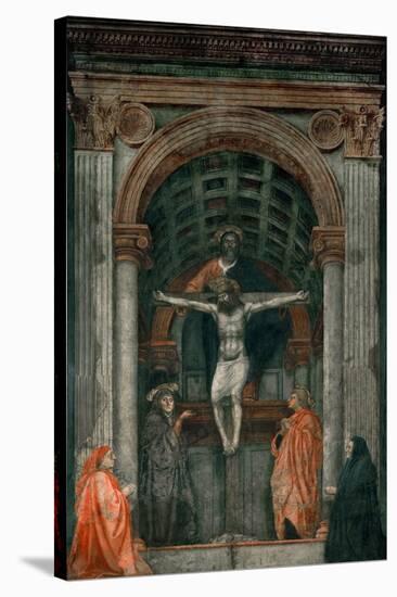 The Holy Trinity, Fresco-Masaccio-Stretched Canvas