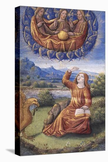 The Holy Trinity (From Lettres Bâtarde), Ca 1490-1510-Jean Poyet-Stretched Canvas