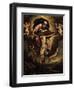 The Holy Trinity, Oil on Copper-Leandro Da Ponte Bassano-Framed Giclee Print