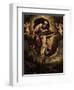 The Holy Trinity, Oil on Copper-Leandro Da Ponte Bassano-Framed Giclee Print