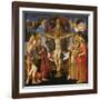 The Holy Trinity (Panel of the Pistoia Santa Trinità Altarpiec), 1455-1460-Francesco Di Stefano Pesellino-Framed Giclee Print