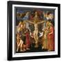 The Holy Trinity (Panel of the Pistoia Santa Trinità Altarpiec), 1455-1460-Francesco Di Stefano Pesellino-Framed Giclee Print